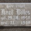 Billes Kurt 1940-1990 Grabstein